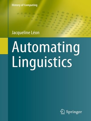 cover image of Automating Linguistics